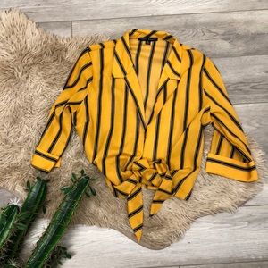 Mustard striped crop